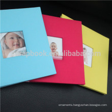 Wholersale 8x8 photo album, latest lovely baby recording photo albums